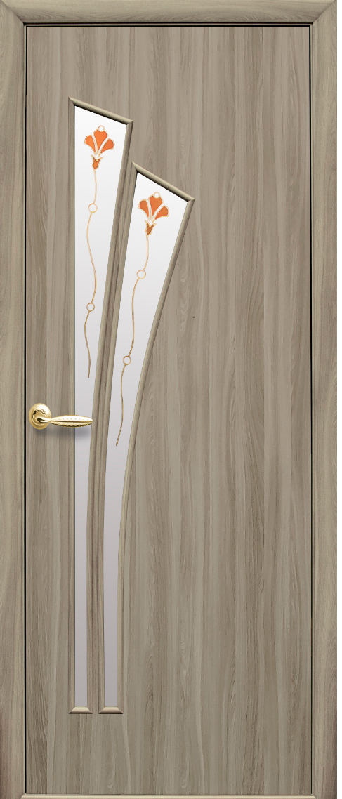 Лилия со стеклом и рисунком Р1 сандал